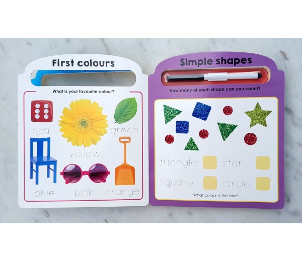 Priddy Learning: My First Wipe Clean Words - Ages 3-5 Board Book Buku ...